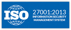 ISO 27001:2013 - Certfied Image