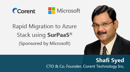 Webinar on Migrating to Microsoft Azure Stack Automatically with SurPaaS