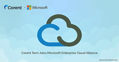 Corent Joins Microsoft Enterprise Cloud Alliance