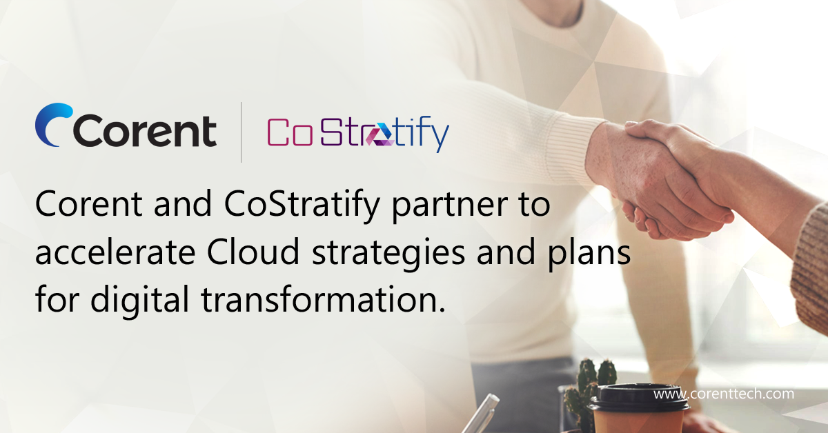 Corent and CoStratify partner to accelerate Cloud strategies and plans for digital transformation